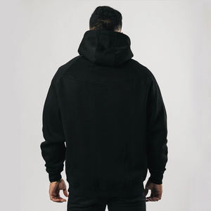 Ensemble de vêtements de sport pour hommes sur mesure en gros, survêtement à capuche, pantalon extensible, poche kangourou, sweat-shirt décontracté, tenue 2 pièces - Product Image 4