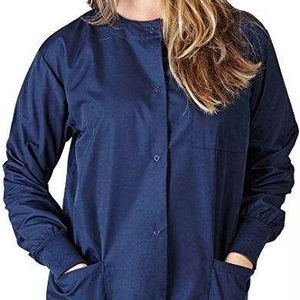 Blouse de travail pour femmes, uniforme médical, manches longues, légère, durable, confortable, professionnelle, pour infirmières, clinique, laboratoire, fourniture OEM - Product Image 1