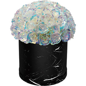 2024 cadeaux de fête des mères fleur artificielle colorée éternelle rosas dose <span class=keywords><strong>fausse</strong></span> <span class=keywords><strong>rose</strong></span> immortelle pour toujours galaxie roses dans une boîte pour maman - Product Image 4