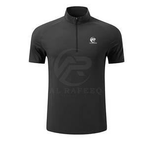 Personnalisé Votre Propre Logo Hommes Quart Zip Chemises À Séchage Rapide Manches Courtes Hommes Quart Zip Chemises - Product Image 2