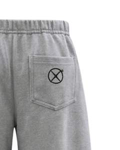 Pantalon de survêtement ample gris à imprimé tribal pour femme, style streetwear, coupe large, décontracté, en molleton, fabriqué par le fabricant - Product Image 6