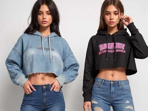 Sudaderas con capucha lavadas con ácido de calidad superior para mujer, Sudadera con capucha estampada personalizada con patrón sólido y decoración de diamantes de imitación para invierno, venta al por mayor - Product Image 4