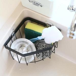 Corner Wall Mounted <b>Storage</b> Shelf <b>Rack</b> Sink Organizer Soap Drain for Kitchen Hotel Shop Shed Garage Home Other Spaces - Product Image 6