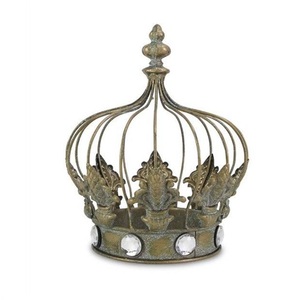 Couronne en métal Décoration royale et élégante Matériau de haute qualité Idéal pour la décoration de bureau à domicile et d'événement de luxe - Product Image 2