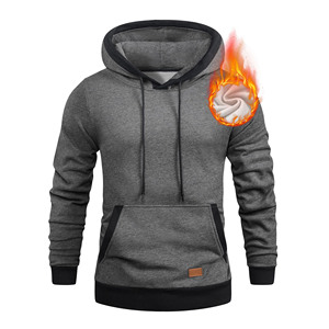 2025 Customizable Plain <b>Hoodies</b> Polyester Cotton Men Pullover <b>Lightweight</b> <b>Hoodies</b> Custom Printing Logo Plus Size Men's <b>Hoodies</b> - Product Image 2