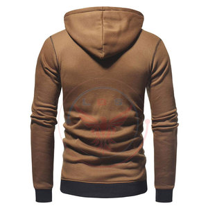 Nouveau design, best-seller : sweats à capuche zippés pour hommes, hiver, avec logo personnalisé, mélange coton polaire, faible MOQ, vente en gros - Product Image 2