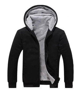 Sweat à capuche élégant pour homme avec doublure intérieure chaude 100% coton, respirant, séchage rapide, détails de fermeture éclair modernes - Product Image 1