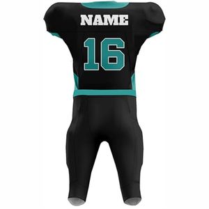 Maillot de football américain de haute qualité à manches courtes, impression de logo personnalisée, respirant, unisexe, dernier design haut de gamme, uniforme de style - Product Image 3