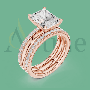 ทอง10K สำหรับใช้ในชีวิตประจำวันแหวนเครื่องประดับที่ทันสมัย - Product Image 1