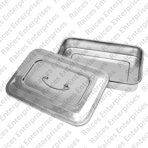 Hand Operated Stainless Steel Dressing Jar Instrument Tray Low MOQ <b>Medical</b> Surgical Holloware Storage Surgical Instruments Basis - Product Image 6