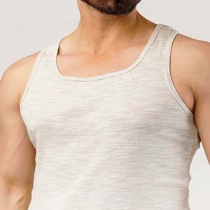 Débardeurs d'entraînement grande taille pour hommes Débardeur sans manches à motif uni pour la gymnastique et le fitness - Product Image 2