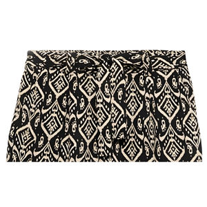 Pantalon en toile mi-longue de qualité supérieure, uni, taille longue, anti-froissement, élégant, à jambes larges, décontracté, pour femmes, bureau, 100% coton - Product Image 2