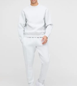 ชุดวอร์ม2025สำหรับผู้ชายชุดวิ่งจ๊อกกิ้งแบบเรียบง่ายชุดลำลองหลวมแขนยาวคอกลม - Product Image 4