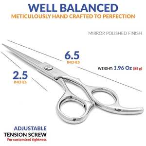 กรรไกรช่างตัดผมเกรดร้านเสริมสวยกรรไกรที่คมชัดและเชื่อถือได้สำหรับช่างตัดผมมืออาชีพ - Product Image 3