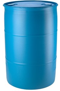 ถังพลาสติก HDPE แบบเปิดด้านบนเป็น200L ฟ้าถังพลาสติกสีฟ้า55แกลลอนถังพลาสติก HDPE สีฟ้าหนักสำหรับขายส่งเชื้อเพลิง