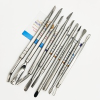 Pince à cuticules double extrémité en acier inoxydable, pousse-cuticules, coupe-ongles, outils de manucure réutilisables pour les ongles des doigts, des orteils et le nail art