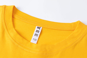 Camiseta personalizada de algodón multicolor de manga corta con cuello redondo y hombros caídos para niños, camiseta para niños, camiseta personalizada para hombres - Product Image 3