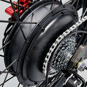 มอเตอร์ไซค์ไฟฟ้าออฟโรด 30 ไมล์ต่อชั่วโมง มอเตอร์แบบไร้แปรงถ่าน เบรกดิสก์ไฮดรอลิก เหมาะสำหรับการผจญภัยกลางแจ้ง - Product Image 3