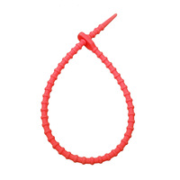 Attaches-câbles en silicone colorées, durables, flexibles, légères, pliables, lavables, portables, accessoires de gestion des câbles pour outils alimentaires