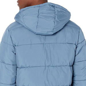 Blouson matelassé pour homme le plus vendu, à capuche, coupe ajustée, hiver, prix direct usine, nouveau design, col montant, tissu toile de haute qualité - Product Image 6