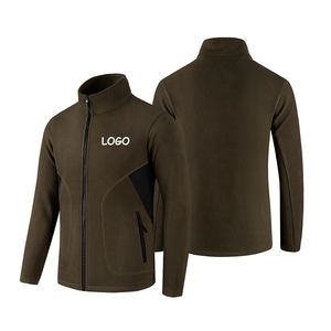 Veste polaire légère pour homme, coupe-vent, chaude, respirante, séchage rapide, pour l'automne et l'hiver, sport, entraînement, course à pied, grande taille - Product Image 5