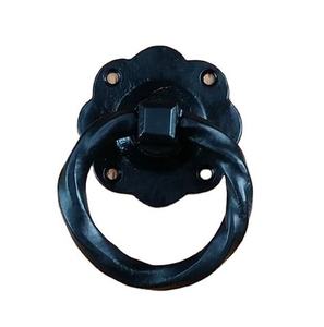 Aldaba de puerta de oficina con revestimiento negro de diseño moderno, accesorio de decoración de entrada duradero para instalación de tornillos de dormitorio, alta oferta - Product Image 3