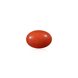 Pierre précieuse carrée en corail rouge naturel, 7,68 carats, certifiée GIA, couleur jaune-vert, minérale traitée thermiquement, hauteur 8 mm, épaisseur 3 mm - Product Image 1