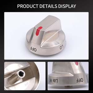Perilla de control superior de quemador 100% metal real DG64-00473A, perillas de horno y estufa de larga duración para reemplazo de horno doméstico 1 - Product Image 4