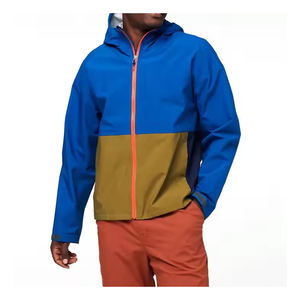 Veste de pluie légère pour hommes imperméable respirant extérieur coupe-vent mode randonnée voyage manteau pour vêtements d'extérieur - Product Image 1