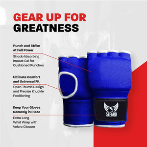 Venta en línea En stock Boxeo Quick Wraps Precio al por mayor Professional Made Boxing Quick Wraps - Product Image 2