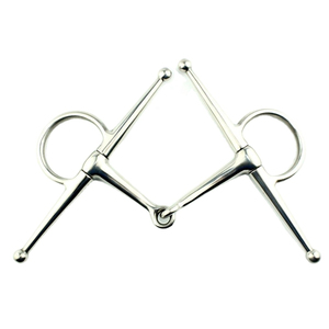 Venta al por mayor de acero inoxidable Full Cheek Snaffle Bit Boca Tack Premio Caballo Productos - Product Image 2