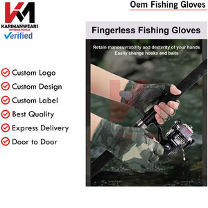 Lightweight <b>Fishing</b> <b>Gloves</b> with Adjustable Wrist Strap Comfortable Design for Long <b>Fishing</b> Sessions - Product Image 5