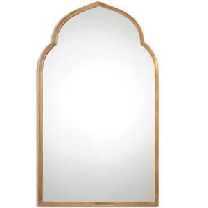 Marco de espejo de latón antiguo erlegant de alta calidad para decoración de sala de estar de estilo vintage acabado pulido dorado a gran ritmo - Product Image 1