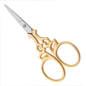 Tijeras Vintage Pequeñas para Manualidades, Recubiertas de Medio Oro, Tijeras de Bordado Elegantes, Personalizadas, de Alta Calidad para Prendas y Procesamiento - Product Image 6