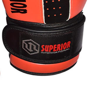 Venta al por mayor de guantes de entrenamiento profesional de cuero de primera calidad diseño impreso personalizado para adultos 8oz-16oz guantes de boxeo MMA impermeables - Product Image 6