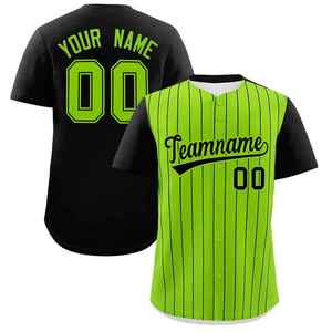 Maillot de baseball pour hommes au design tendance à prix avantageux, couleur unie, taille personnalisée, sublimation - Product Image 1