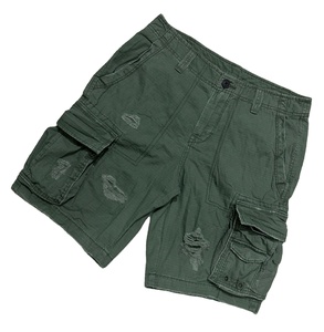 Custom Mens Cargo Shorts Algodón Spandex Mens Short Cargo Destroy Effect Pantalones casuales Diseño OEM Precio al por mayor Bangladesh - Product Image 2