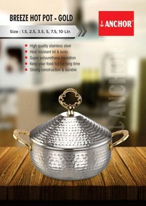 Juego de ollas y sartenes Colli de 5 piezas de diseño moderno, de metal, con tapas de vidrio, mango, revestimiento antiadherente y base para inducción. - Product Image 3