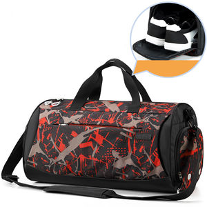 Bolsas de gimnasio de viaje de gran capacidad Bolsas de gimnasio de lona impermeables deportivas con logotipo personalizado para hombres - Product Image 3