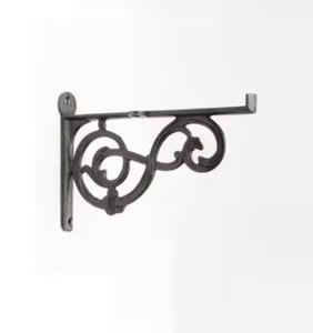 Support d'étagère murale en fer Support mural solide en fer pour soutenir les étagères en bois dans la maison ou les espaces industriels avec design décoratif - Product Image 5