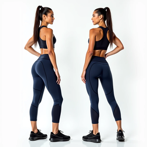 Yoga Fitness Seamless Yoga Fitness Set pour femme avec soutien-gorge de sport et leggings faits pour être confortables - Product Image 4