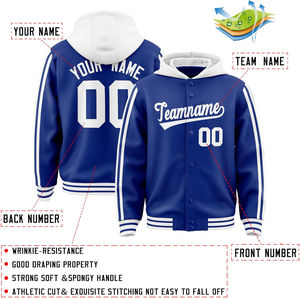 Sudadera con Capucha de Béisbol Universitaria Personalizada de Poliéster para Adultos Unisex, Jóvenes y Niños, con Nombre, Número y Logotipo Bordados, Cómoda - Product Image 5