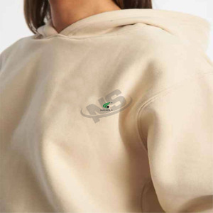 Premium Women Tracksuit Custom Logo Solid <b>Hooded</b> Winter Streetwear Lightweight Eco Friendly Cotton Set - Product Image 6