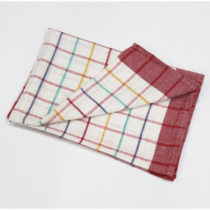 Serviette de cuisine en coton à carreaux teints en fil pour le nettoyage à prix abordable - Product Image 1