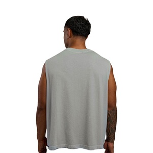 Nueva Camiseta sin Mangas Holgada y Recta para Deporte, Running, Ejercicio, Fitness, Tejida, Material Personalizado, Lisa - Product Image 5