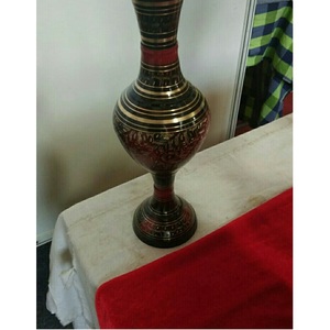 Decoración de mesa de lujo, jarrones de Metal hechos a mano, latón pulido, jarrones más vendidos de alta calidad, jarrón decorativo para el hogar, acabado alto - Product Image 2