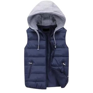 Veste sans manches matelassée en duvet de qualité MOVATEXTILES, vêtements d'hiver tendance, veste à capuche, veste sans manches pour hommes, vestes matelassées sans manches - Product Image 2