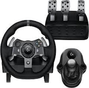 Volant et pédales de course Logitech G920 de qualité supérieure + levier de vitesses G Driving Force - Product Image 2