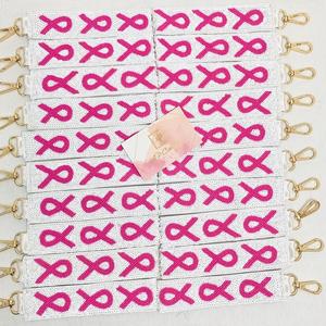 Sac de perles de rocaille embelli à la main indien chic personnalisé porte-clés élégants porte-clés en perles chic - Product Image 5