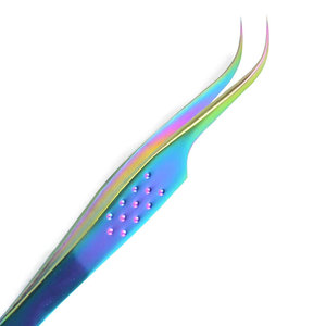 แหนบต่อขนตา Royal Tweezers ระดับมืออาชีพ ทำจากสแตนเลสสตีล รับทำโลโก้ ปลายเรียบ/หยัก ขนาด 12-14 มม. ทนทาน - Product Image 3